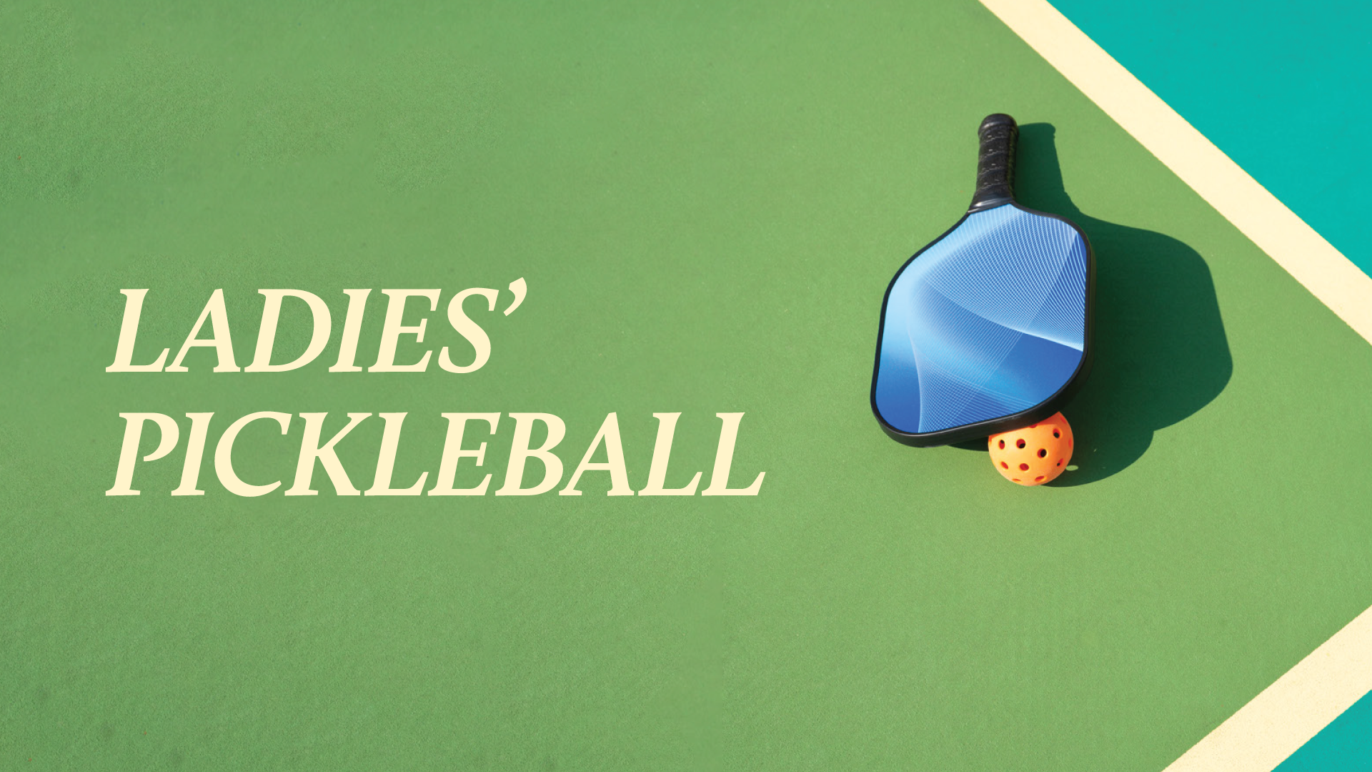 Ladies’ Pickleball